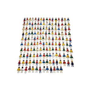 VTG 1981 Playmobil Geobra Children Kids People Figures Lot of 157 Pieces 1980s